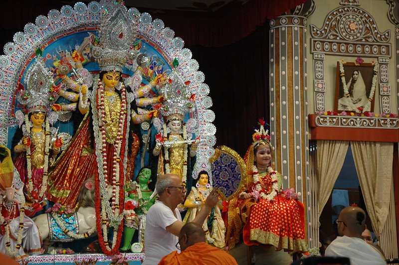 Kumari-Puja on Durga Ashtami